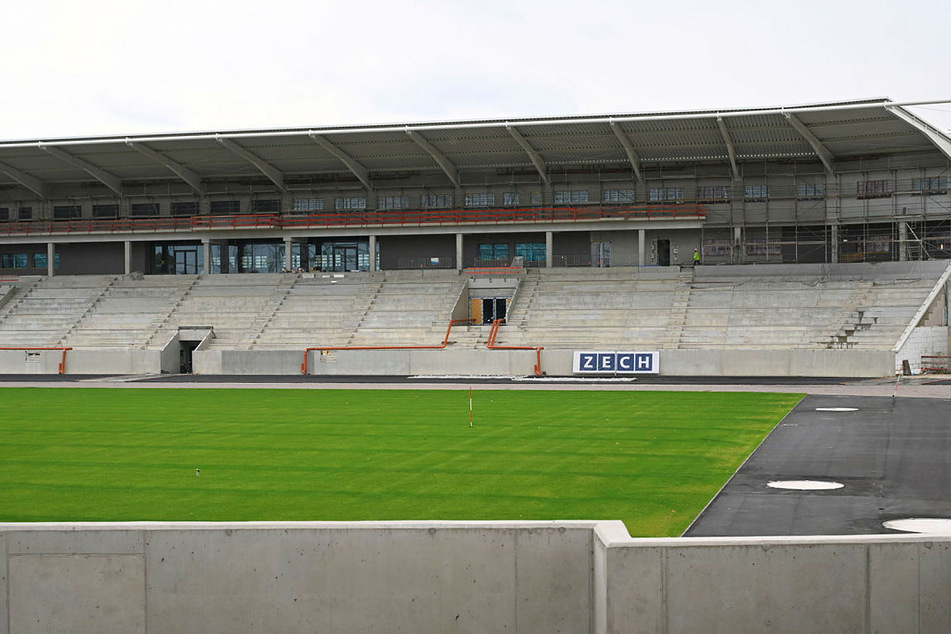 Noch wird im Heinz-Steyer-Stadion gebaut. Die neue Arena ist nur ein Teil des neuen Betätigungsfeldes.
