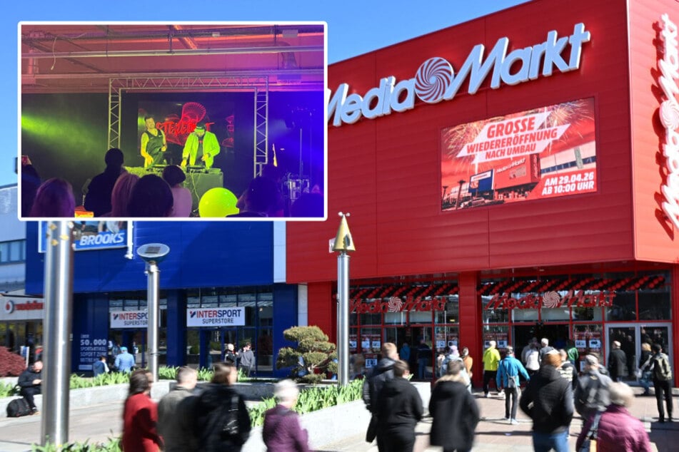 Chemnitz: Chemnitzer MediaMarkt feiert Wiedereröffnung erst mit Stereoact und heute mit Angeboten