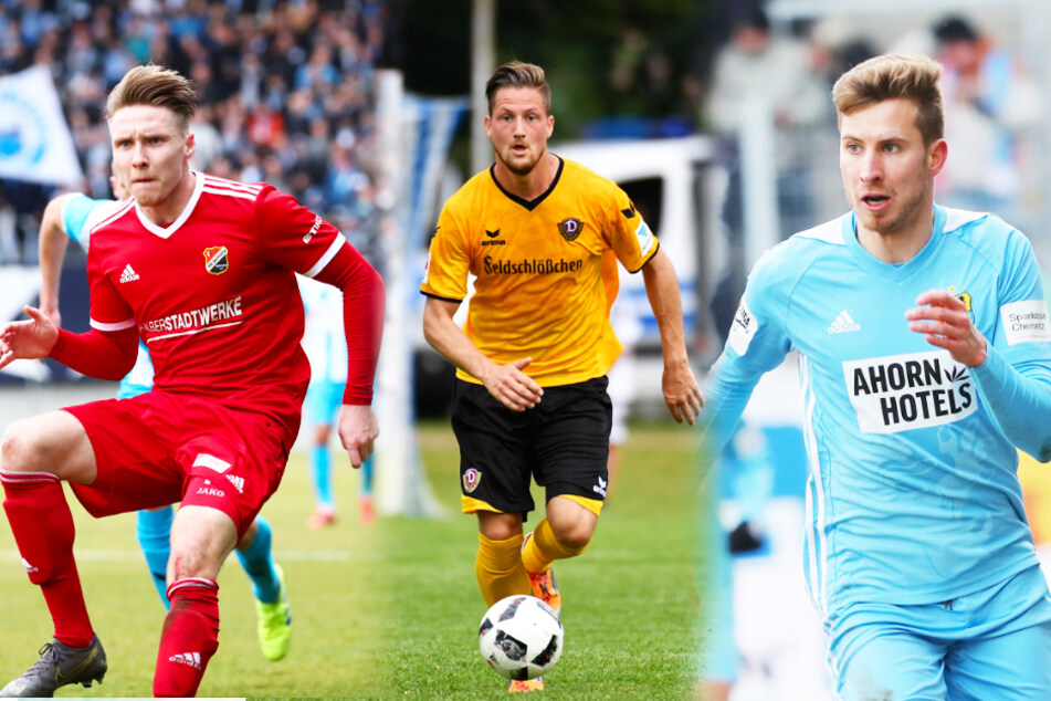 Alexander Schmitt (l.) soll seine Mannschaftskollegen Hendrik Starostzik (M.) und Marcus Mlynikowski angegriffen haben.