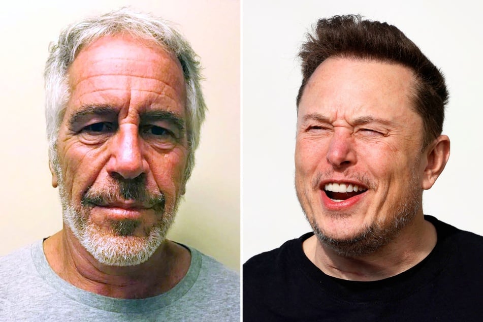 Elon Musk (r.) recently responded after his name was listed among other powerful people in a batch of files related to Jeffrey Epstein.