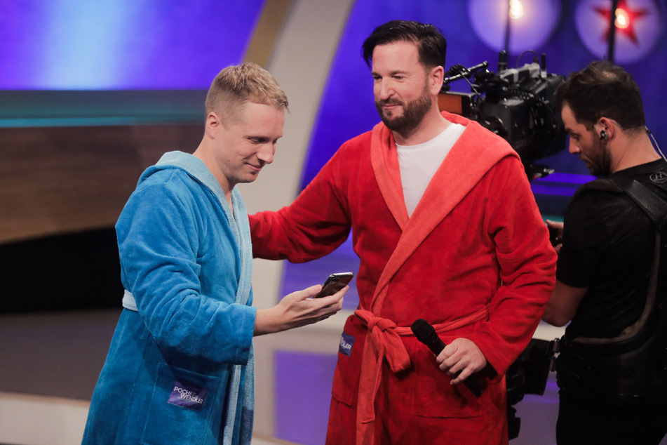 Oliver Pocher und Michael Wendler bei der Live-Show "Pocher vs. Wendler - Schluss mit lustig!".