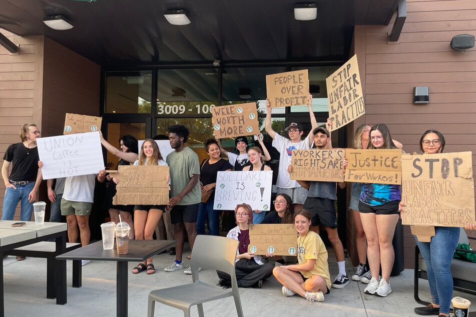 Starbucks workers in Columbia went on strike earlier this month to protest the company's alleged unfair labor practices.