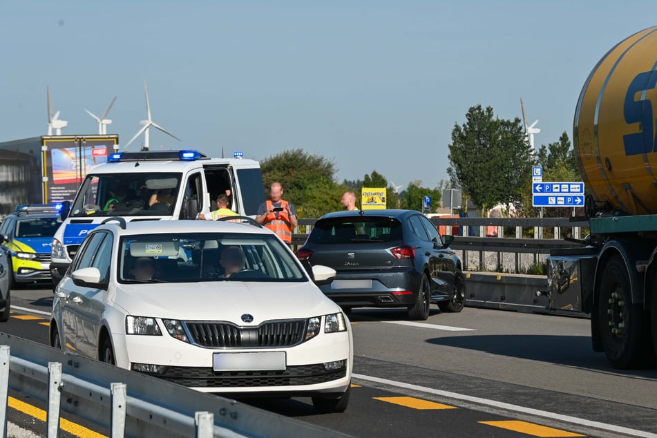 Am Dienstagmorgen kam es zu einem Unfall auf der A14 zwischen Leisnig und Döbeln-Nord.