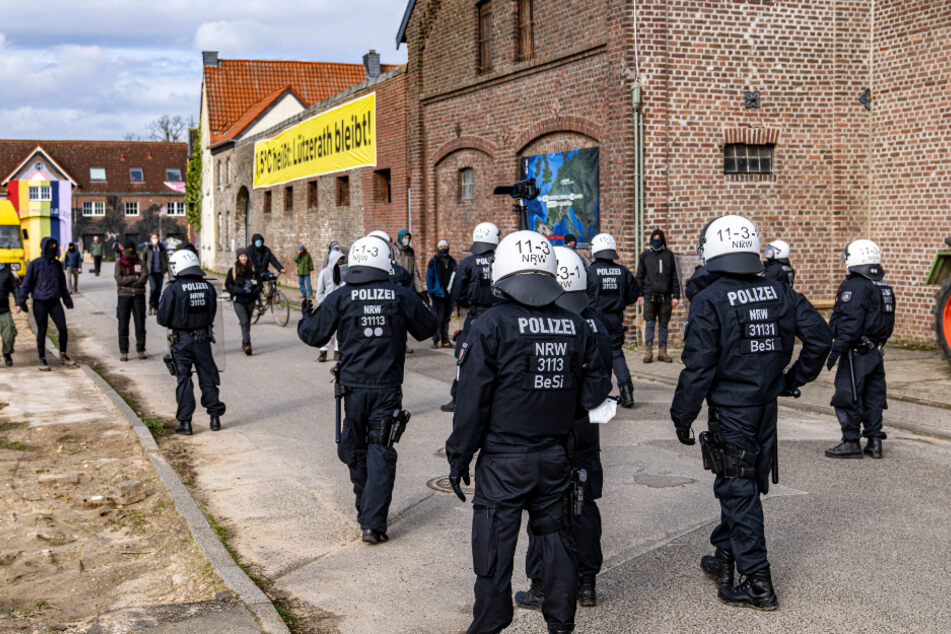 Für die Polizei stehen Einsätze in Lützerath fast an der Tagesordnung.