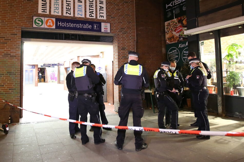 An der S-Bahn-Station Holstenstraße gibt es immer wieder Polizeieinsätze.