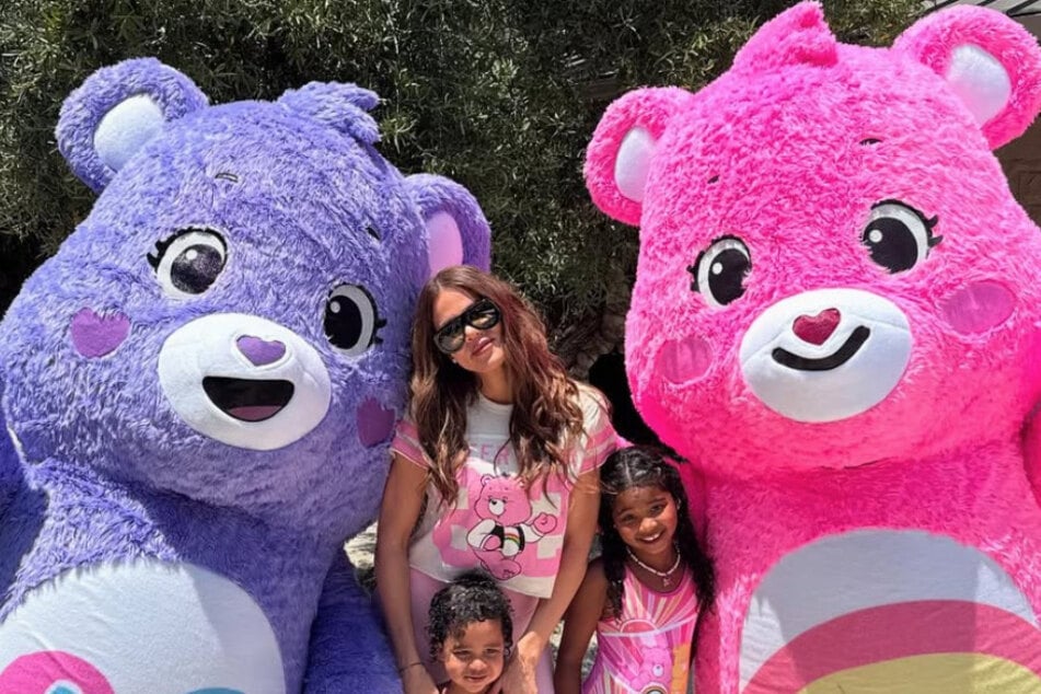Khloé Kardashian commemorated her birthday with a Care Bear-themed pool party attend by her "favorite people."