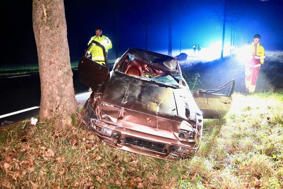 Der Porsche konnte nicht mehr ausweichen.