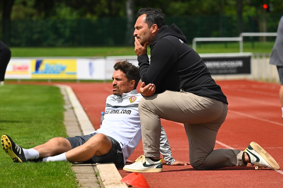 Sportchef Thomas Brendel (49, l.) und Trainer Stamm bilden ein funktionierendes Tandem.