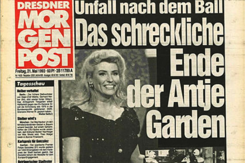 So berichtete damals die Dresdner Morgenpost über das Unglück.