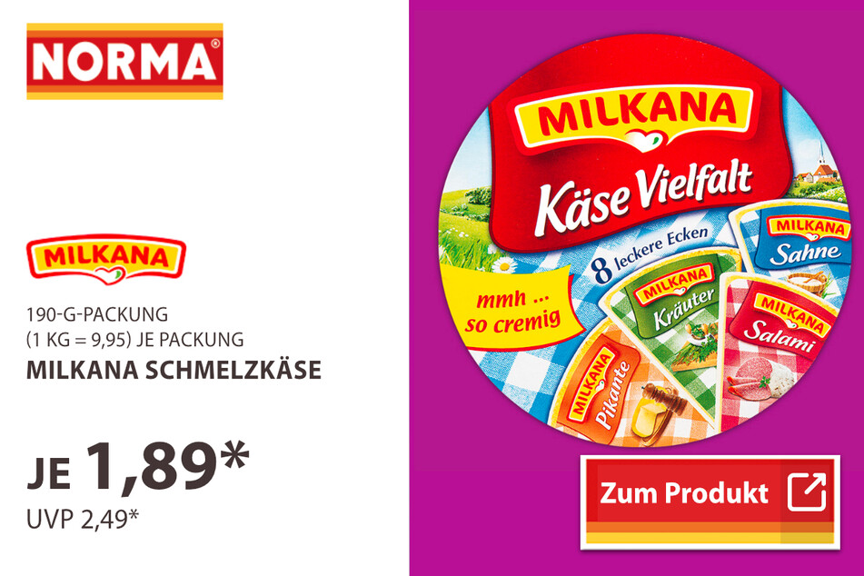 Milkana Schmelzkäse