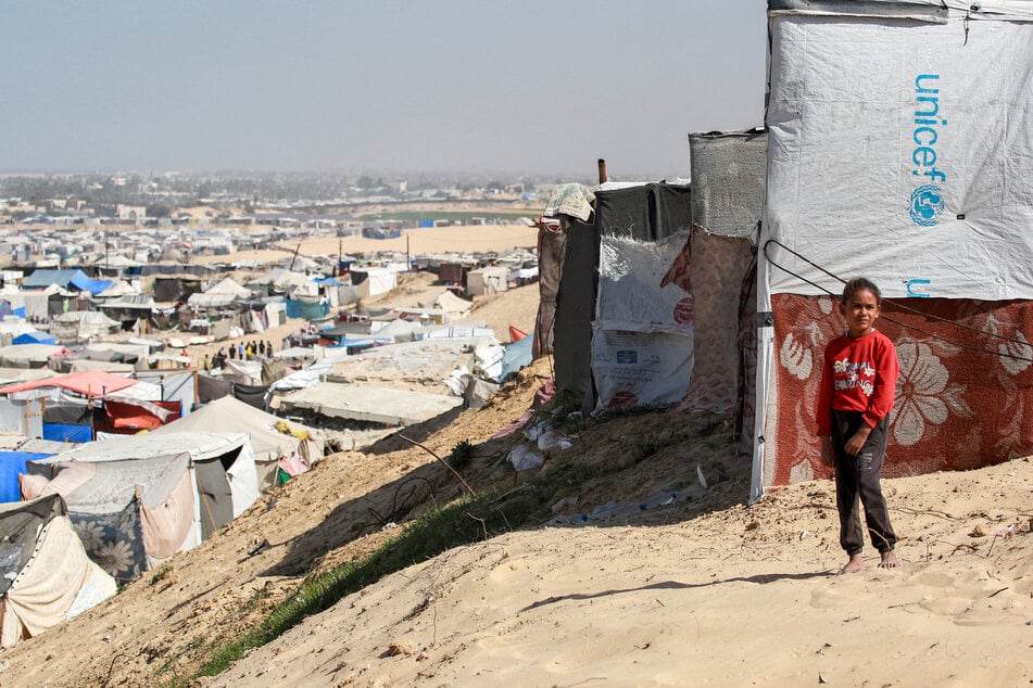 As temperatures fall in Gaza, displaced Palestinians living in makeshift shelters with little food or warm clothes fear the approaching winter, the second since the war began.