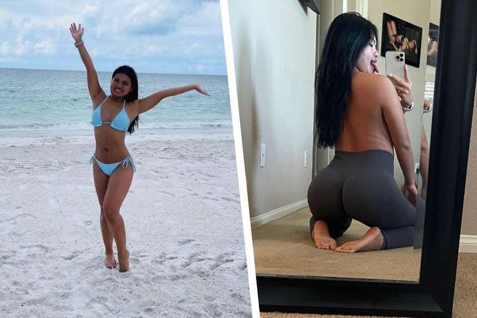 In den sozialen Medien postet Erotik-Star Cindy Starfall regelmäßig Bilder von sich, die viel Haut zeigen.