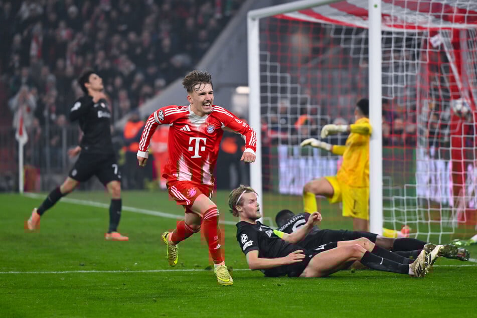 Lennart Karl jubelt nach seinem Treffer zum 2:1.