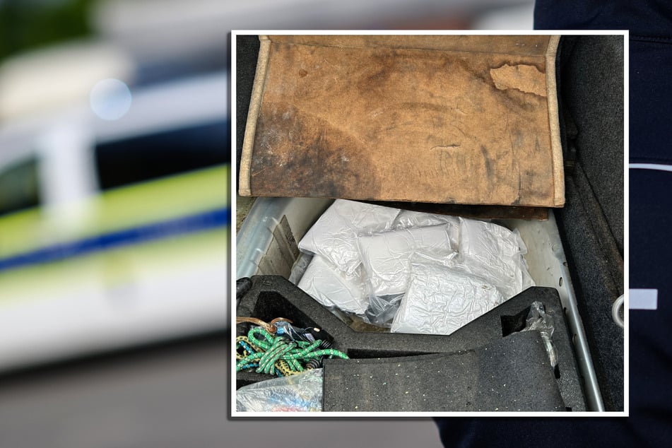 Zoll findet kiloweise Kokain und 44,5 Liter Amphetamin-Gemisch in Auto