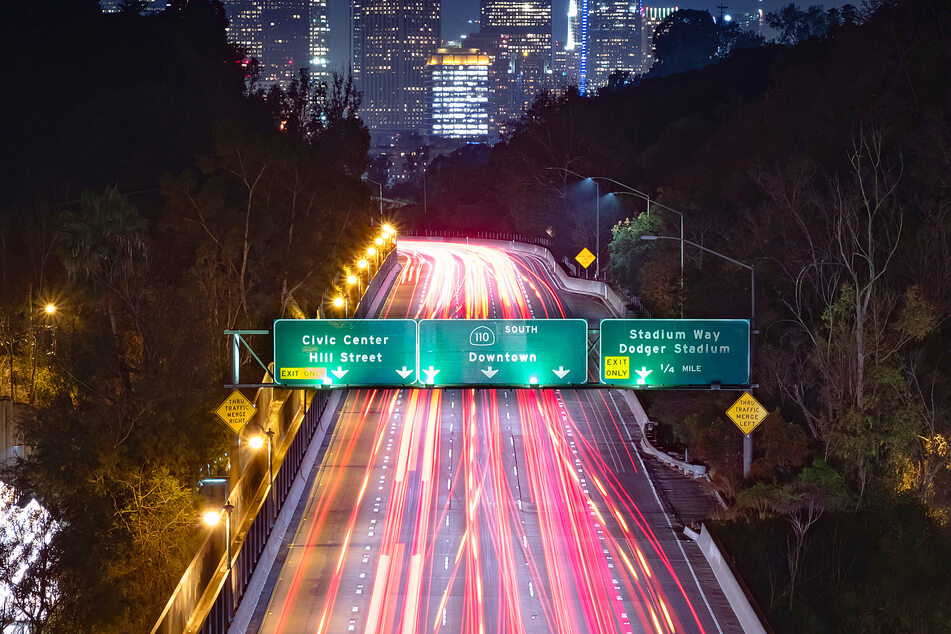 Exhaust from industry and cars contribute to damaging air pollution. Thanks, traffic.