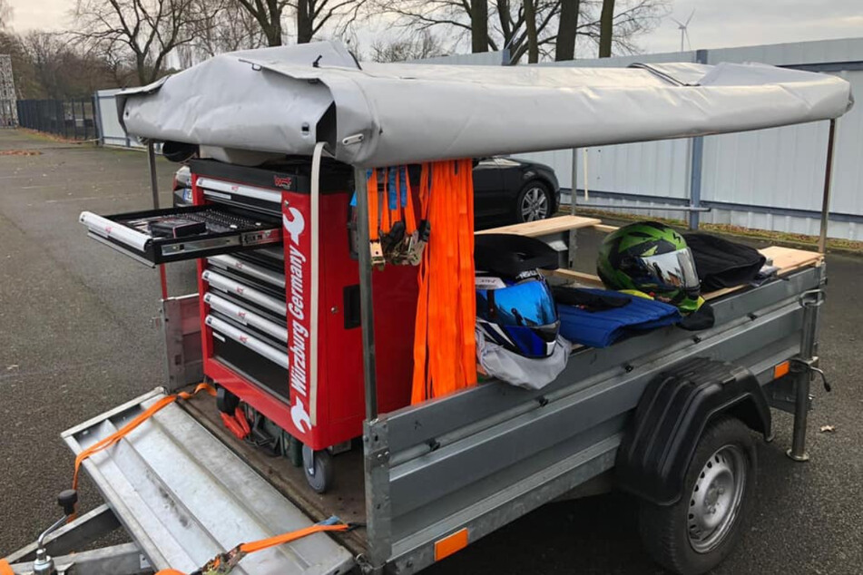 Der Werkzeugwagen ist bis heute nicht mehr aufgetaucht.