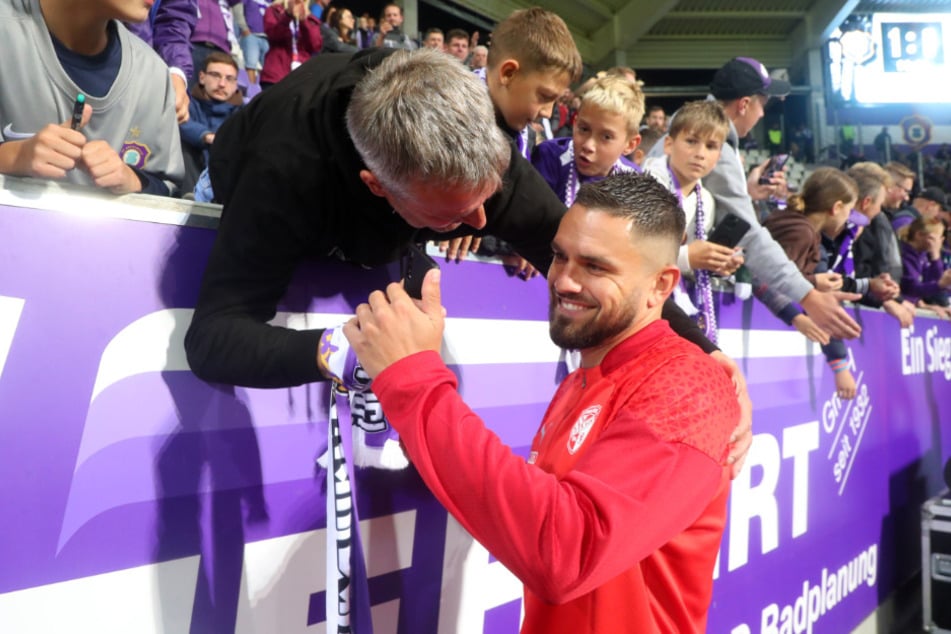 Hatte drei gute Zweitliga-Jahre in Aue und wurde von den Fans geliebt, selbst später noch im FCI-Trikot: Pascal Testroet (34).