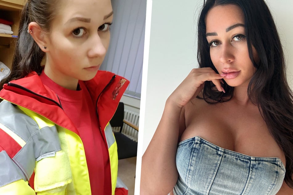 Erotikmodel war früher Sanitäterin und sieht viele Parallelen: "Vor der Kamera ist es ähnlich"