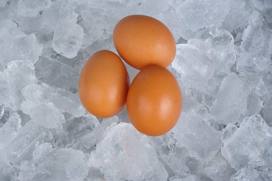 Beachte beim Einfrieren von rohen Eiern, dass die Schale platzen kann. Eine schnelle Verarbeitung der Eier ist nötig, um das Risiko von Keimen zu minimieren.
