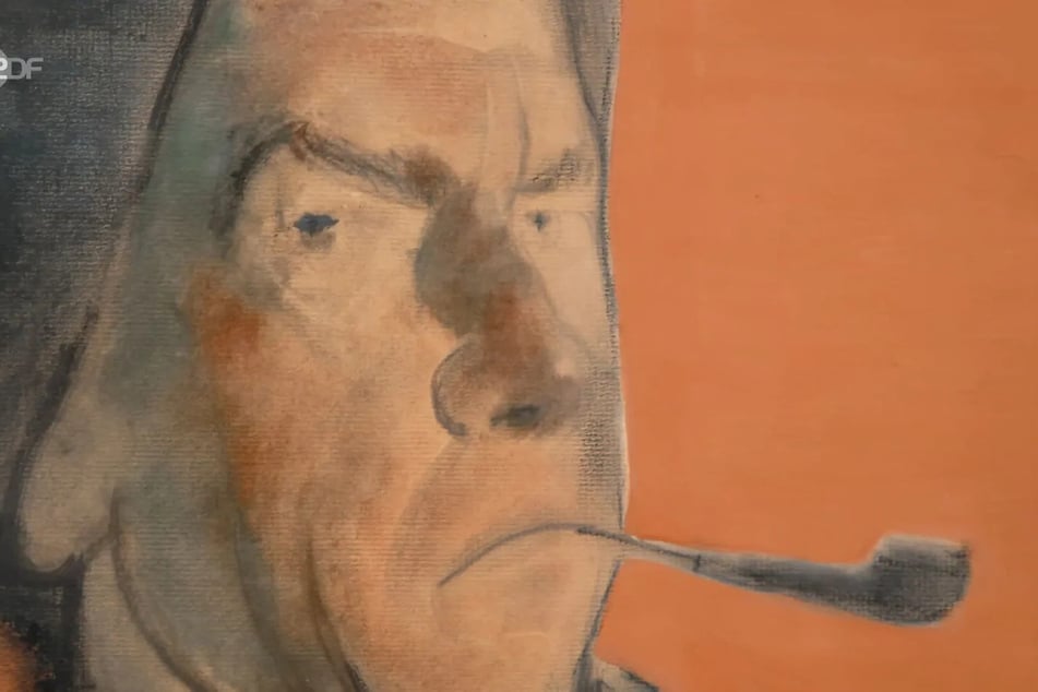 Bei dem Kunstwerk handelt es sich um ein Selbstporträt von Ludwig Peter Kowalski.