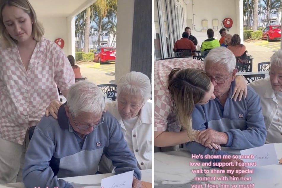 Die Australierin hat ihren Opa gefragt, ob er sie zum Traualtar führt. Die beiden haben eine tiefe Verbindung zueinander.