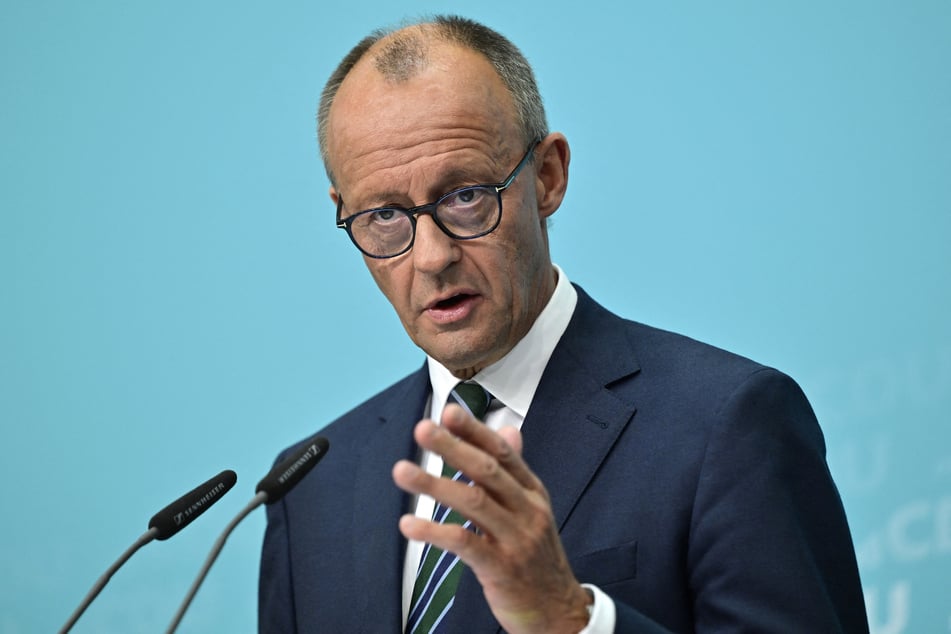 Setzen Sie ein Ausrufezeichen – CDU-Bundesvorsitzender Friedrich Merz (68).