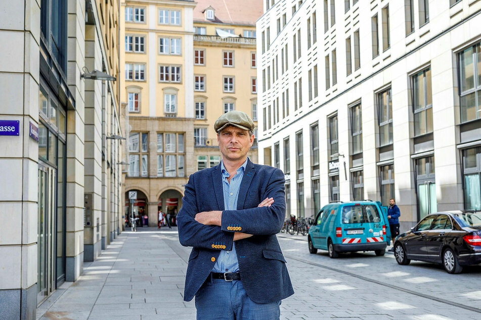 Thomas Löser (48, Grüne) kämpft für den Erhalt des Gebäudes.
