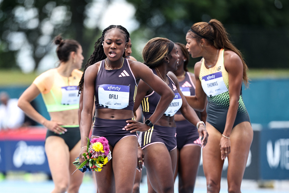 Der Frust bei Favour Ofili (21) ist riesig: Obwohl sie qualifiziert ist, darf sie in Paris nicht über 100 Meter starten.