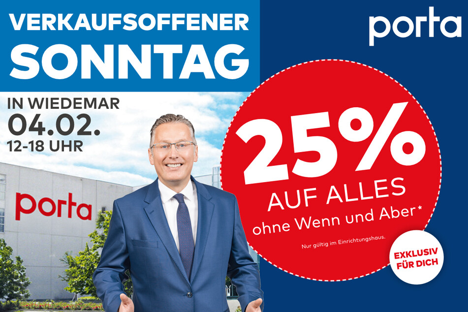 Olaf Tratzsch, Geschäftsleiter von porta Wiedemar, freut sich schon auf Euren Besuch.