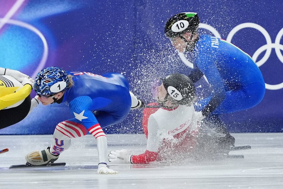 Mit ihrem Sturz löste die 25-Jährige bei Olympia einen Schockmoment aus.
