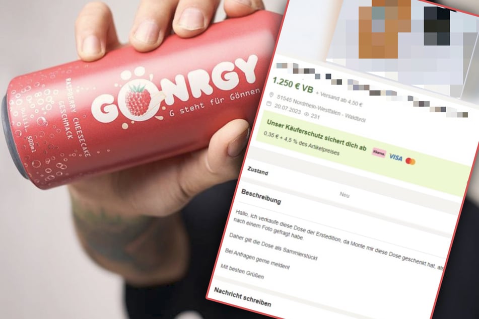 Dose von MontanaBlacks "Gönrgy" wird auf Kleinanzeigen für 1250 Euro verkauft: Wieso?