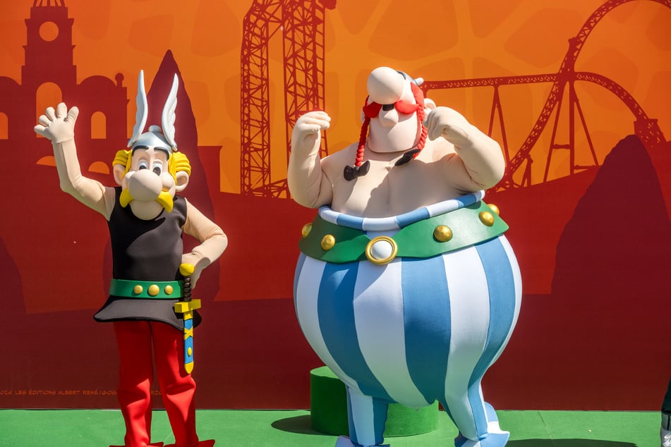 Fehlen durften natürlich auch Asterix und Obelix nicht.