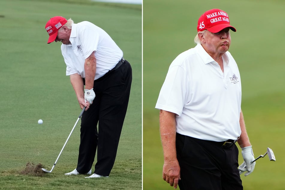 Former president Donald Trump won a golf championship over the weekend at his own golf course, saying the win proves to the world that he has "strength and stamina."