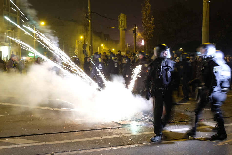 In der Silvesternacht kam es in Connewitz zu Ausschreitungen.