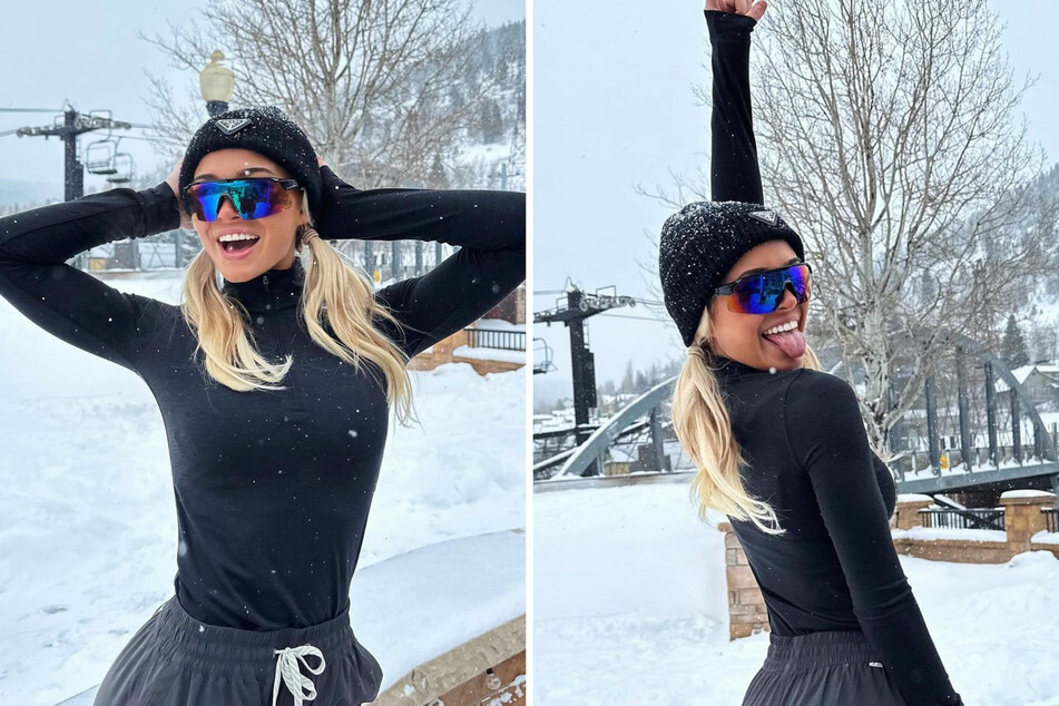 All-American gymnast Olivia Dunne showcased her adventurous side in Utah, channeling some serious Sexxy Red vibes while carving up the ski slopes.