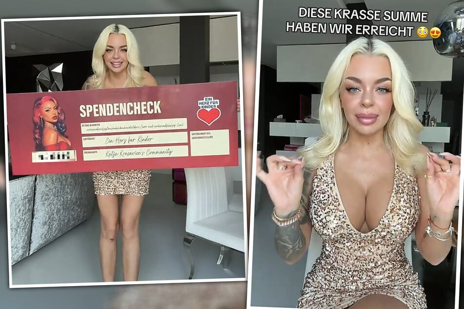 Nach Geburtstags-Flop: Fans von Katja Krasavice sammeln Riesen-Summe für "Ein Herz für Kinder"