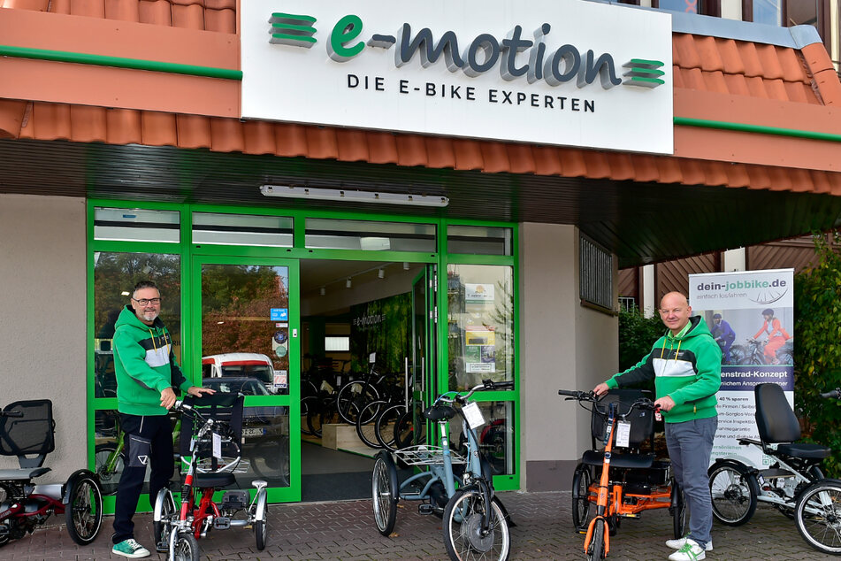Die e-motion e-Bike Welt in Chemnitz bietet gerade Markenräder u.a. von Hercules super günstig an.