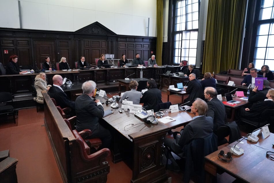 Im Gerichtssaal 237 findet heute der 26. Verhandlungstag im Block-Prozess statt.