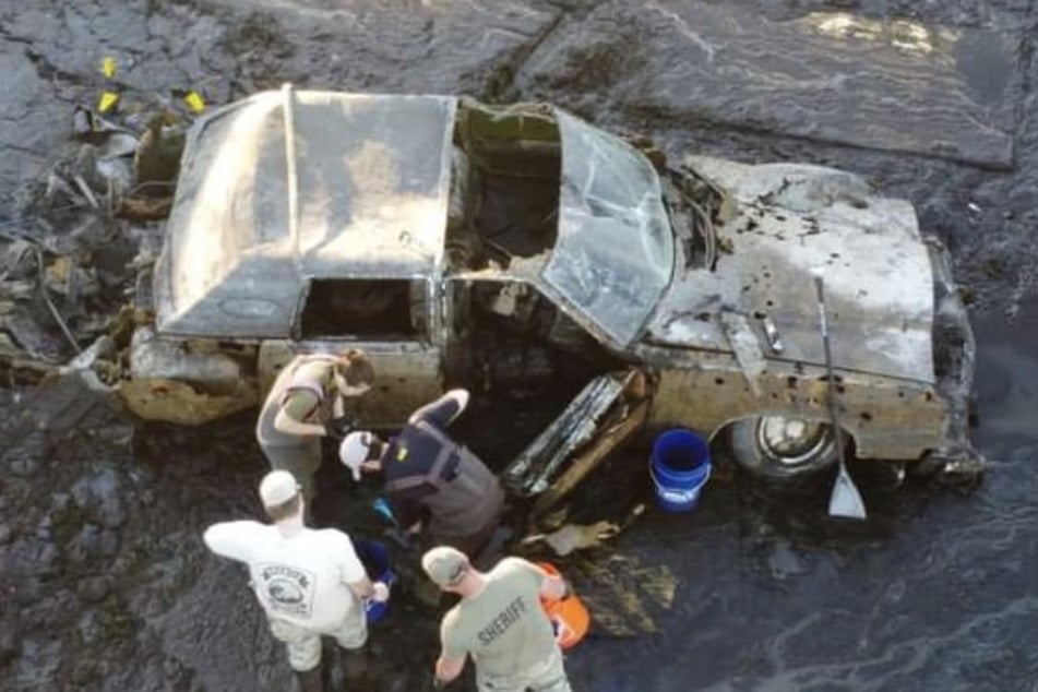 Das Auto wurde aus einem Teich im US-Bundesstaat Georgia geborgen.