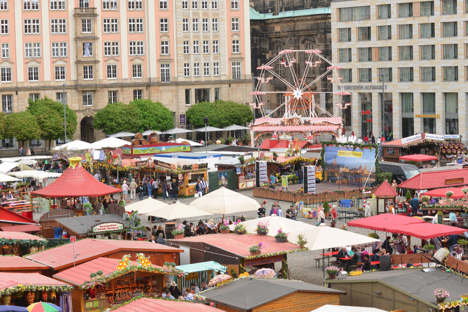 Markttreiben findet gewöhnlich auf dem Altmarkt statt. Jetzt sucht die Stadt auch Händler für den Neumarkt.