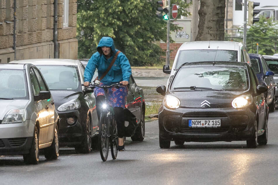 Noch ist es auf der Wernerstraße für Radler extrem eng.