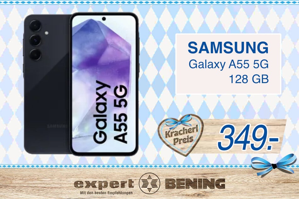 Samsung Galaxy A55 5G für 349 Euro.