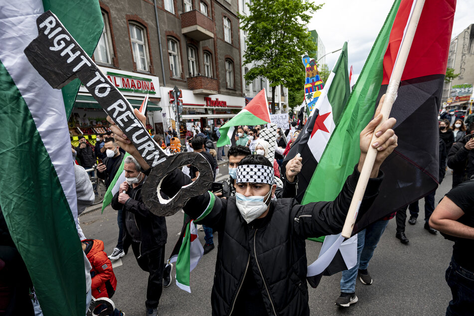 Seit Jahren kommt es auf Demonstration verschiedener palästinensischer Gruppen in Deutschland zu antisemitischen Parolen. (Archivbild)