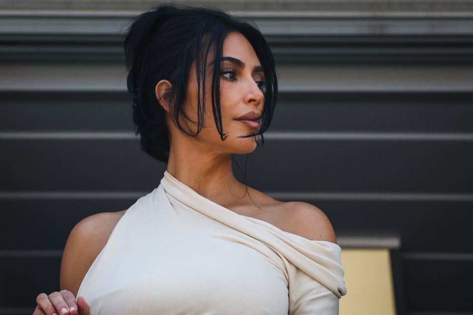 Kim Kardashian (45) Anfang Juni beim Großen Preis von Monaco.
