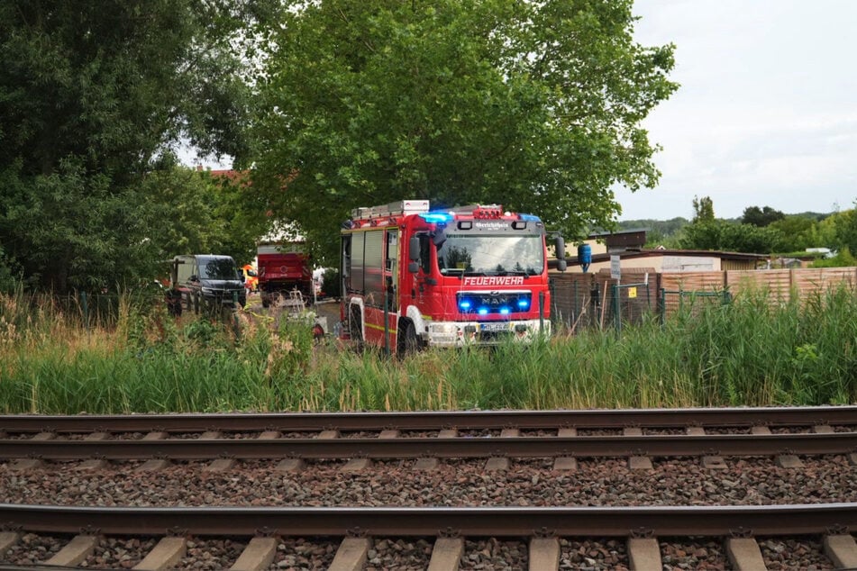 Auch einige Bahnverbindungen waren von dem Brand betroffen.