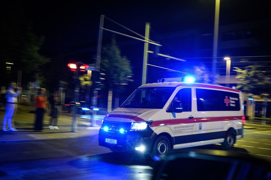 Auch der Katastrophenschutz des Deutschen Roten Kreuzes (DRK) war am Mittwochabend noch im Einsatz.