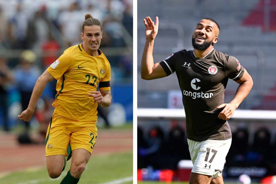 Während Jackson Irvine (28, links) schon 35 Länderspiele für Australien bestritt, steht Daniel-Kofi Kyereh noch vor seinem Debüt.
