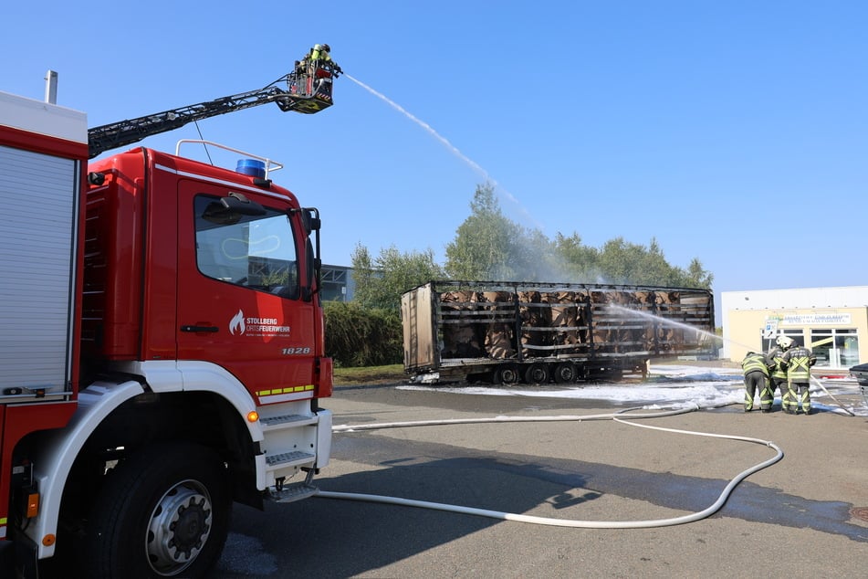 Der LKW konnte von der Feuerwehr schnell gelöscht werden.