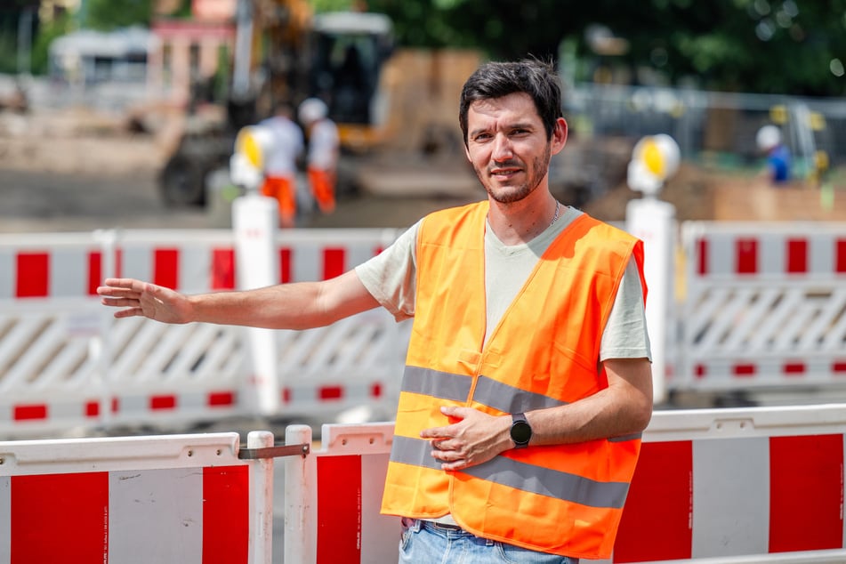 Robert Klitzsch (37), Teamleiter Infrastruktur beim VMS, führte TAG24 über die Baustelle.