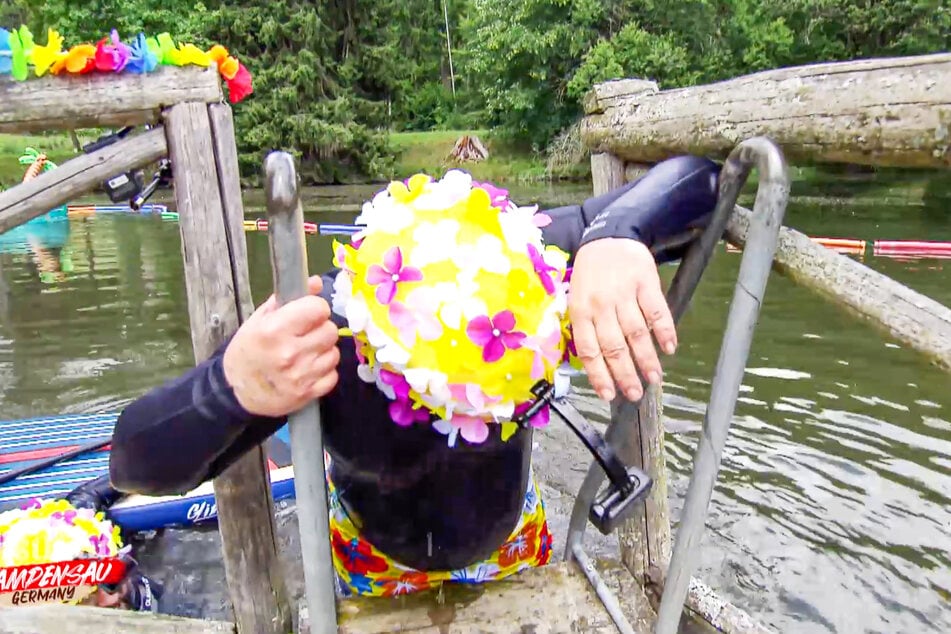 Wegen Papsels Panikattacke musste das Duo das Spiel abbrechen.